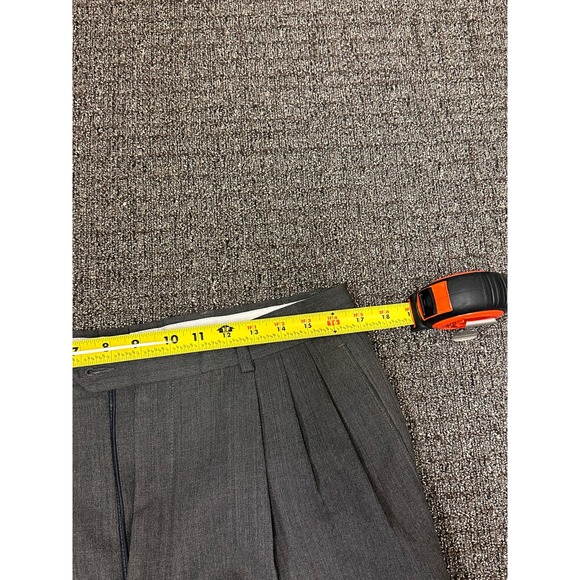 Pronto Uomo Grey Mens Slacks‎ 100% Wool Size 33 See Details - Picture 5 of 7